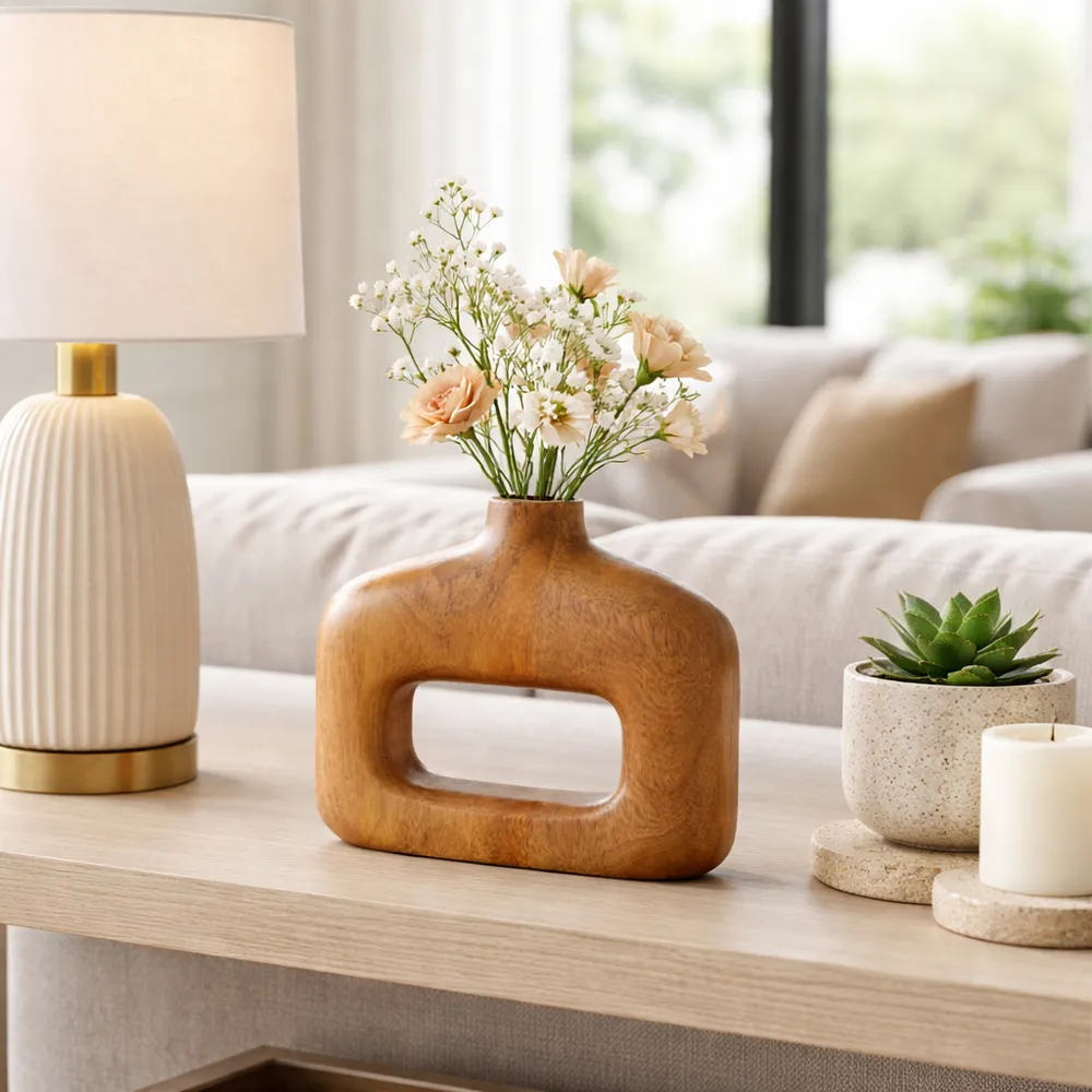 BAYFIELD BROWN VASE 7 (IN)