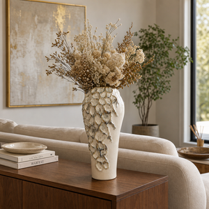 TRUEOAK IVORY VASE 19 (IN) 10