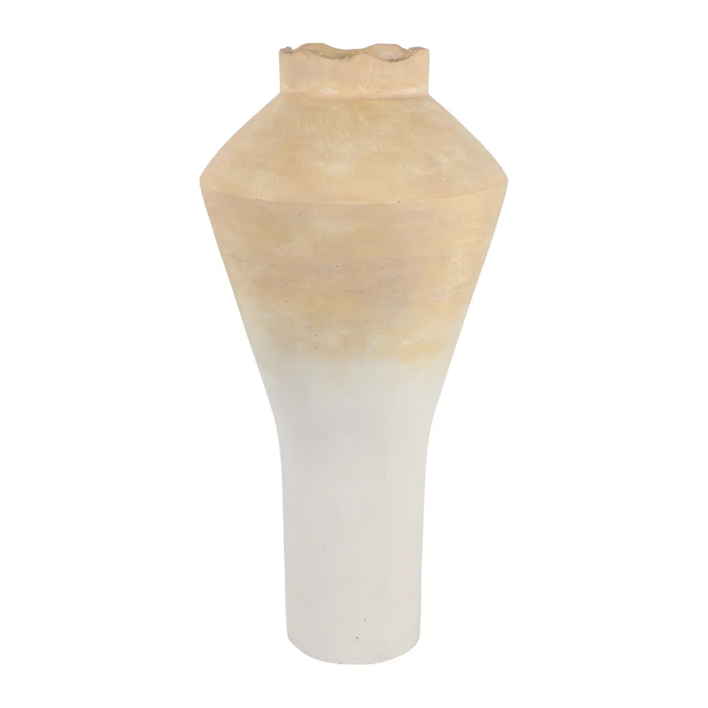 ELDERSHAW WHITE VASE 34 (IN)