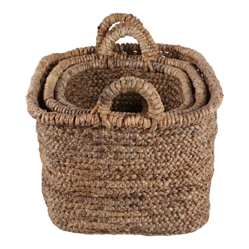REXMORE SET OF 3 BROWN BASKETS 16 (IN)