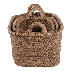 REXMORE SET OF 3 BROWN BASKETS 16 (IN) 7