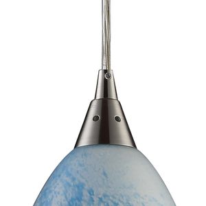 Geologic 6'' Wide 1-Light Mini Pendant - Satin Nickel 4
