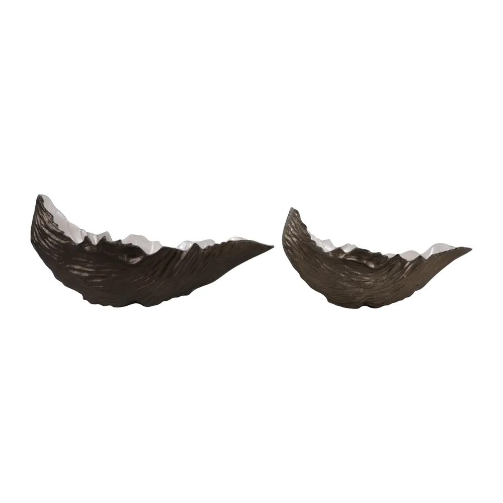 HAYFORDWOOD SET OF 2 BRONZE BOWLS 11 (IN)