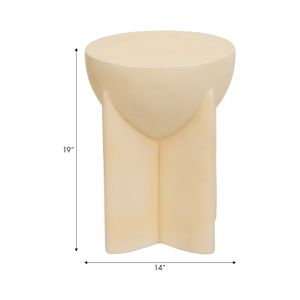 DALEFIELD IVORY TABLE 19 (IN) 8