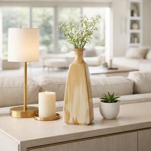 FLORAWELL TAN VASE 16 (IN) 2