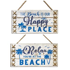 18-3/4" TROPICAL BEACH SIGN 2-ASST 1