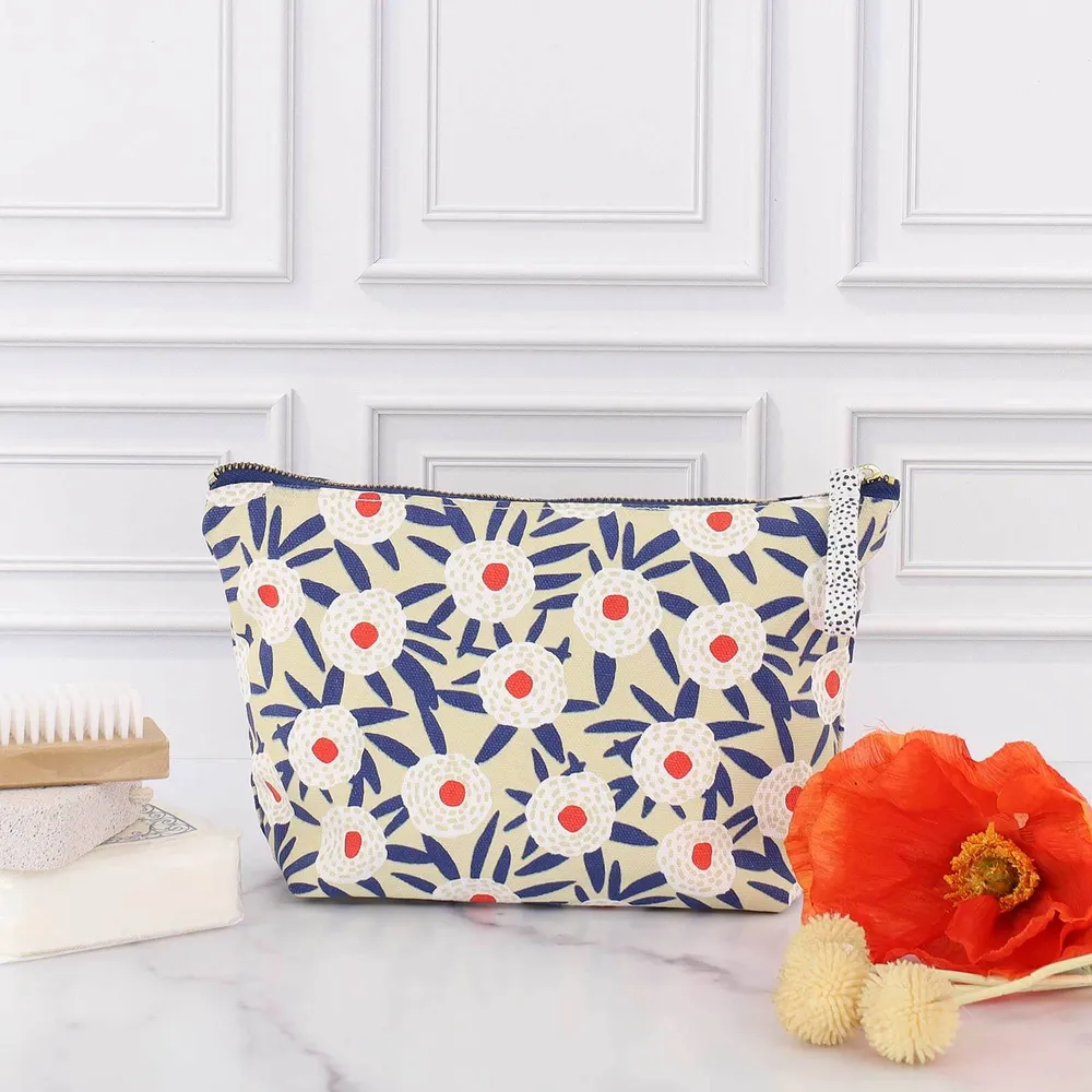Buttercup Blooms Medium Essential Canvas Pouch