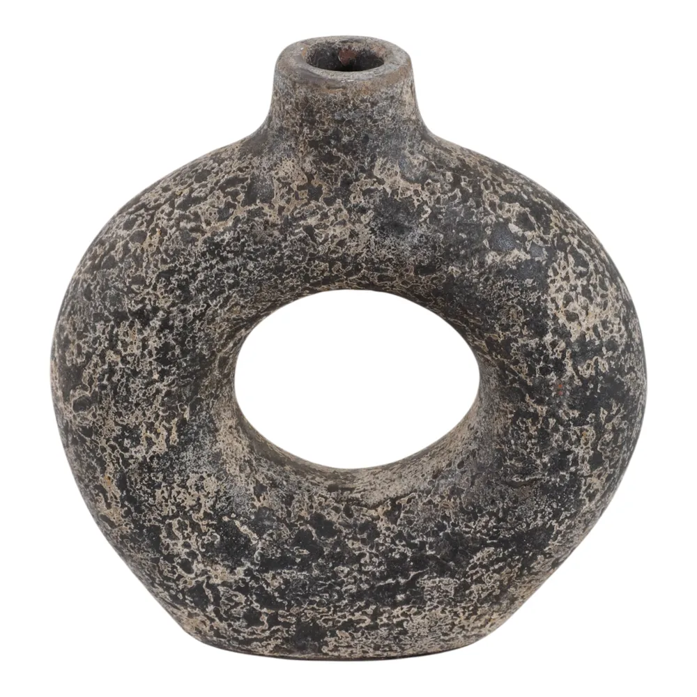 COVEDALE BLACK VASE 11 (IN)
