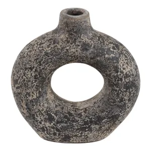 COVEDALE BLACK VASE 11 (IN) 6