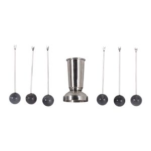 EMORYFIELD SET OF 6 SILVER SERVEWARE 6 (IN) 4
