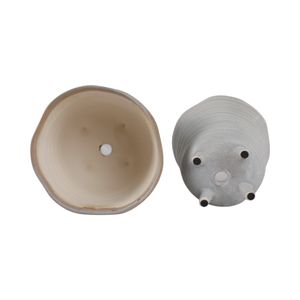 REXDALE SET OF 2 IVORY PLANTER 6 (IN) 8