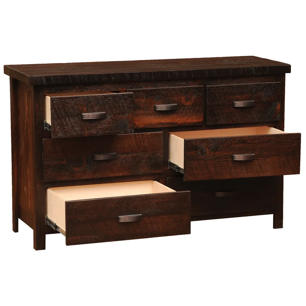 WoodShop Seven Drawer Dresser - Standard Line - Hardware Choice:  TBD