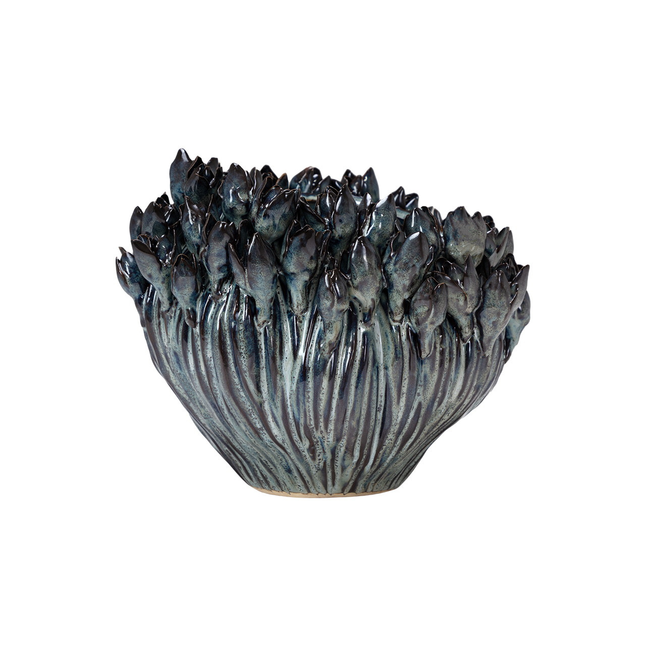 Arlen Azure Short Vase 8