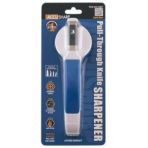 AccuSharp Pull Through Sharpener-White/Blue 5