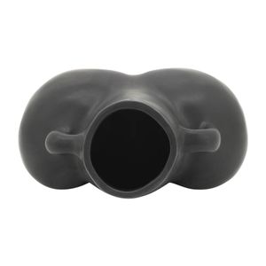 HELENAOAK BLACK VASE 6 (IN) 7