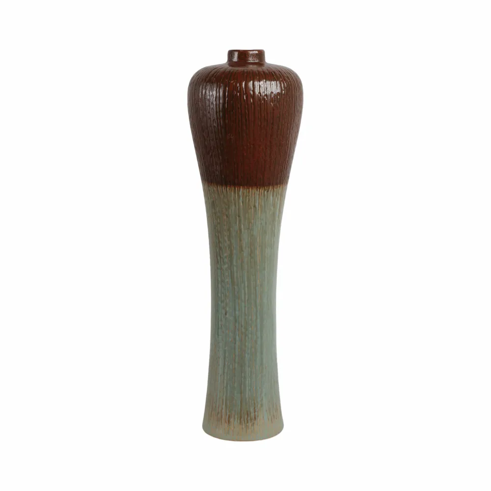 GAVINLAKE BROWN VASE 31 (IN)