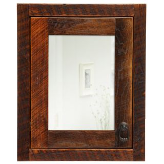 Barnwood Inset Medicine Cabinet - Hinged Left