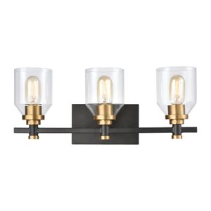 Cambria 20'' Wide 3-Light Vanity Light - Matte Black 1