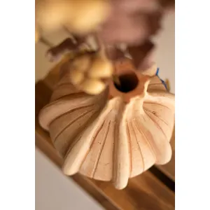 Ribbed Terracotta Vase 5