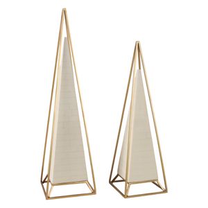 CLAYDALE SET OF 2 IVORY DECOR 26 (IN) 3