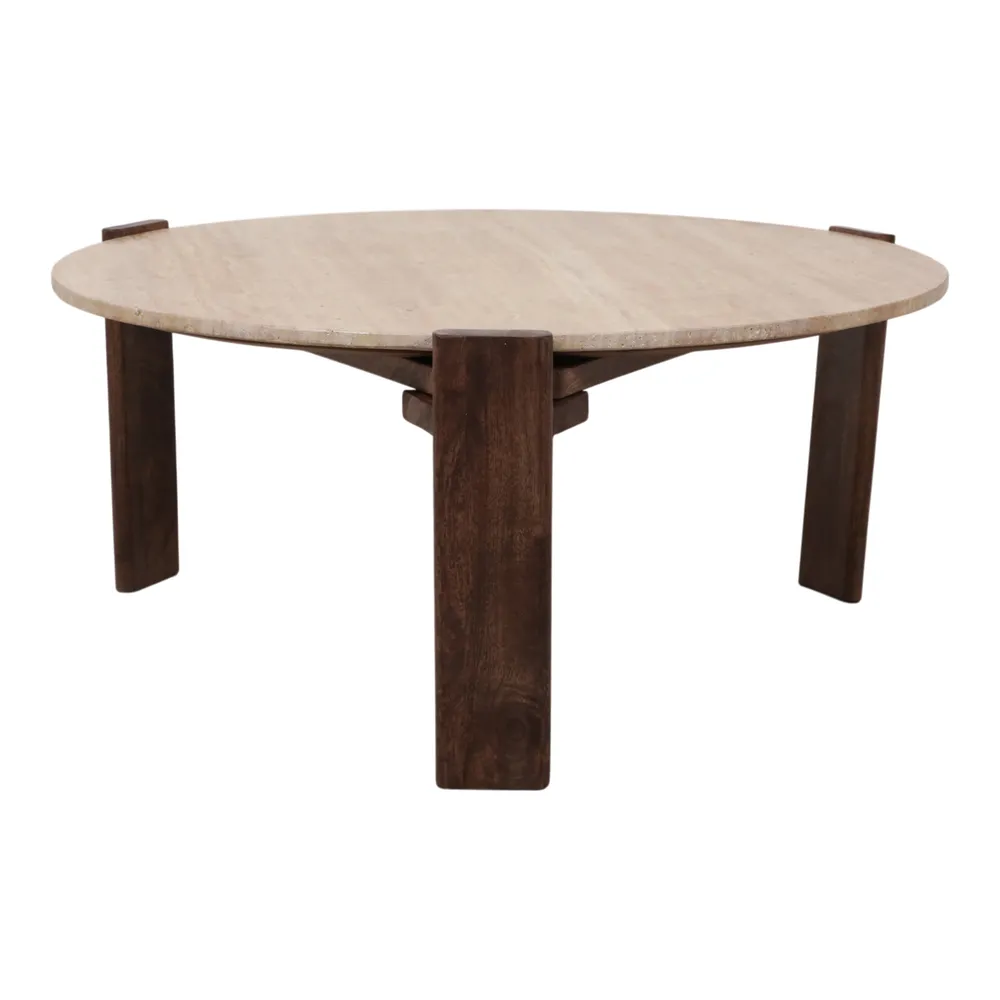 CLINTONOAK BROWN COFFEE TABLE 16 (IN)