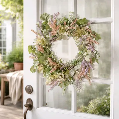 Soft Sage Bloom Wreath