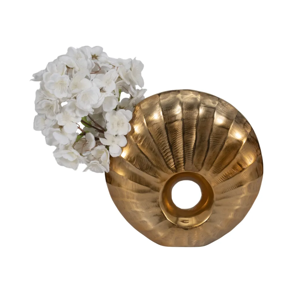 HACKETTWAY GOLD VASE 10 (IN)