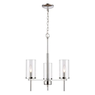 Oakland 19'' Wide 3-Light Chandelier - Chrome