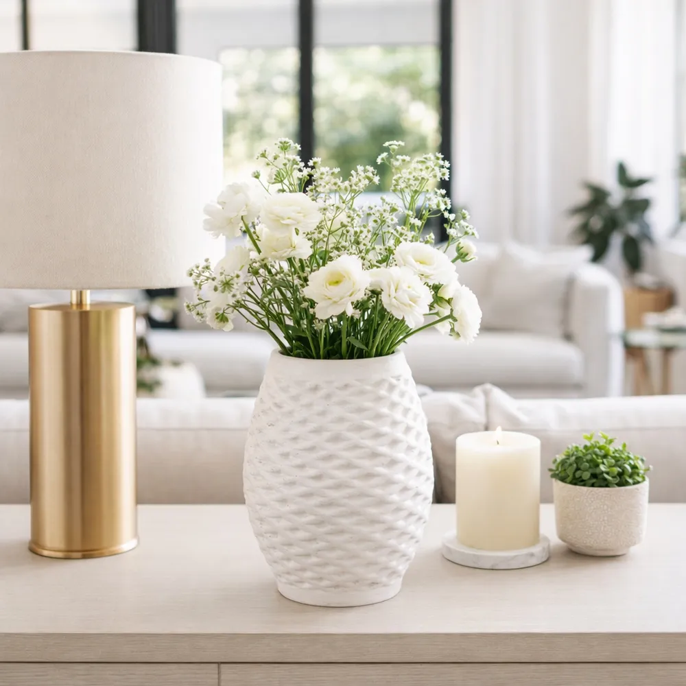 BAIRDVALE IVORY VASE 13 (IN)