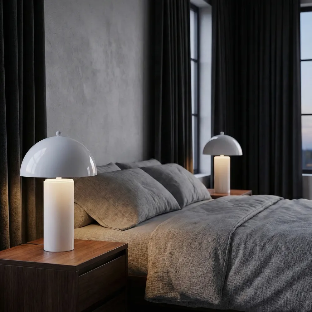 IVESLEY WHITE LAMP 22 (IN)