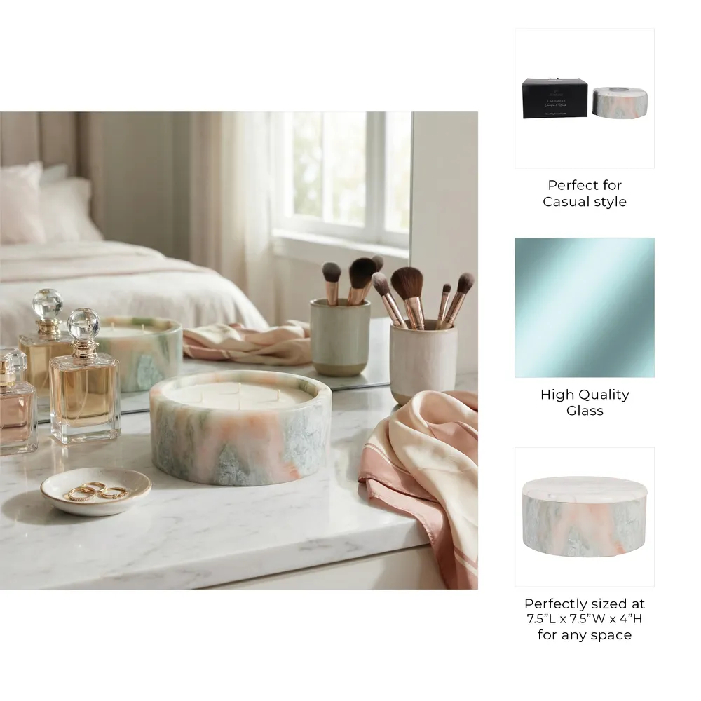 STONELEY CASHMERE VANILLA & MUSK CANDLE 4 (IN)