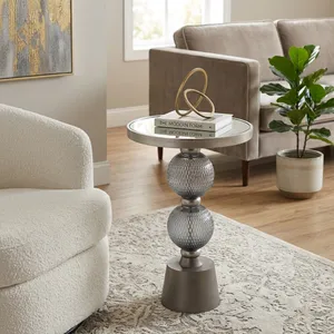 BROCKWAY GRAY TABLE 22 (IN) 10