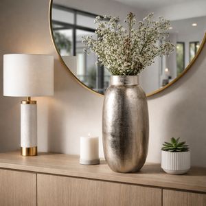 BREWERFORD BRONZE VASE 24 (IN) 12