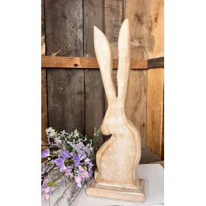 Gracie Wooden Bunny 16x6in 2