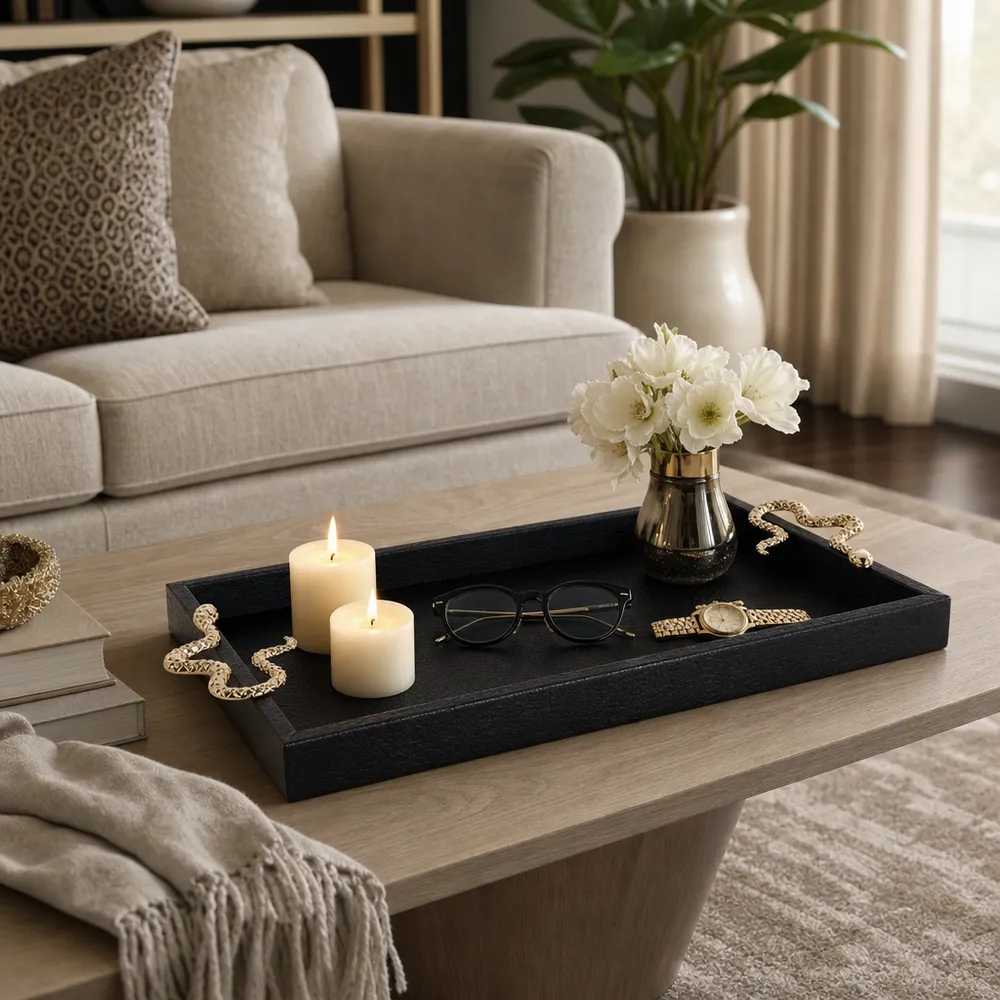 LENNONRIDGE BLACK TRAY 2 (IN)