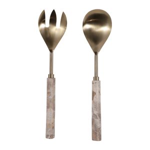 ALDEROAK SET OF 2 TAN SERVEWARE 1 (IN) 5
