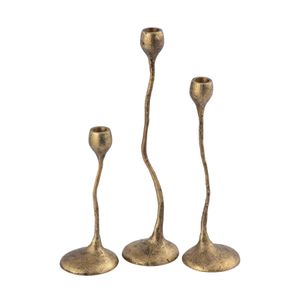Rosen Candleholder - Set of 3 Brass 1