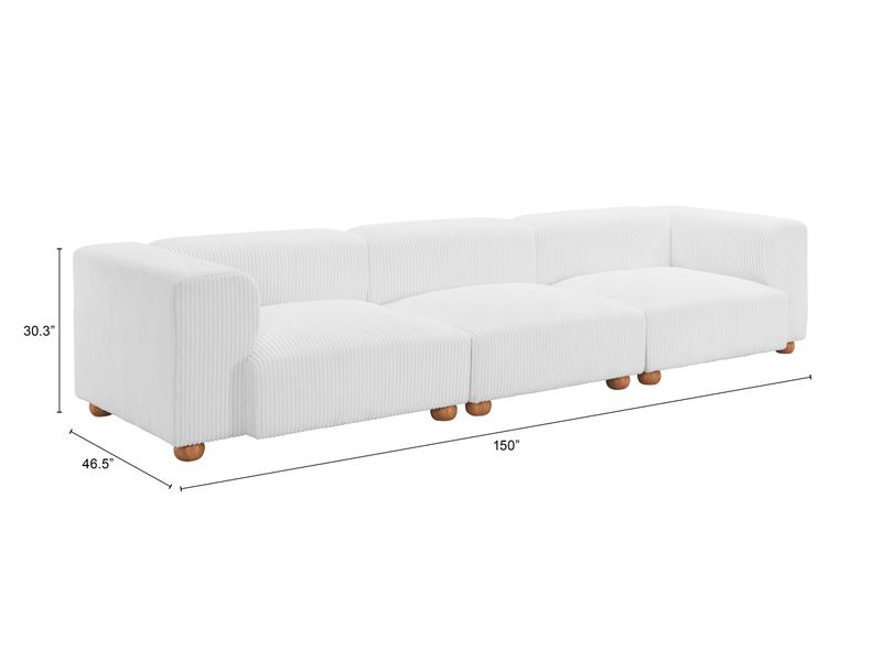 Tayte Sofa White 10