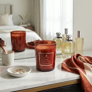 ROWANSTONE HAZEL AMBER & OAK CANDLE 7 (IN) 2