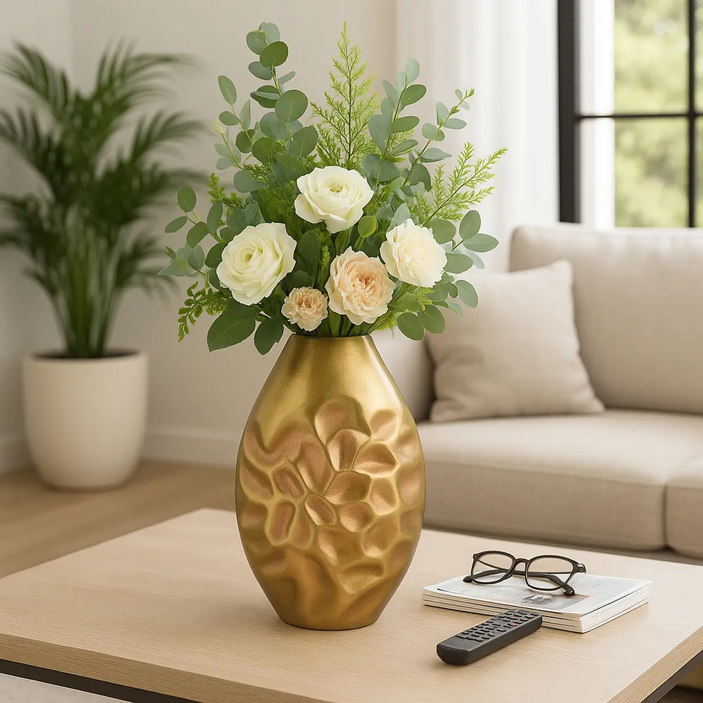 HOLLYSHAW BRONZE VASE 15 (IN)