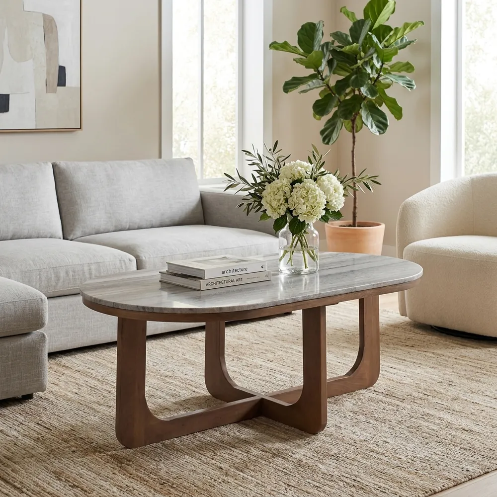 ENSLEYGATE BROWN COFFEE TABLE 19 (IN)