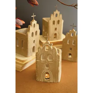 Clay San Antonio Mission Luminary 4