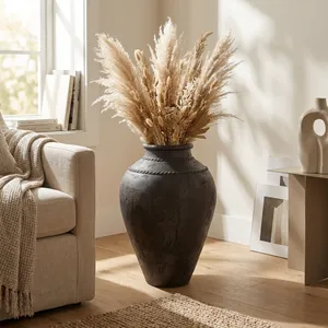 GRAYDONBEACH BLACK VASE 30 (IN) 12