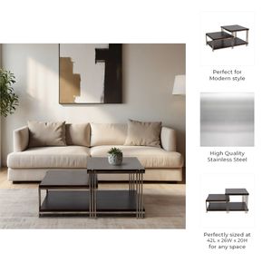 CASTONSHAW BROWN COFFEE TABLE 20 (IN) 10