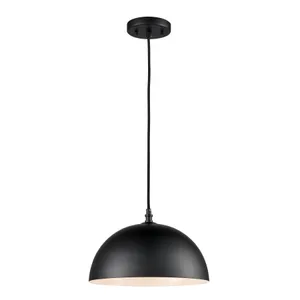 Chelsea 12'' Wide 1-Light Mini Pendant - Black 1