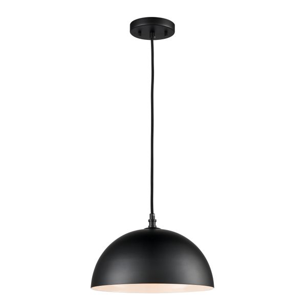 Chelsea 12'' Wide 1-Light Mini Pendant - Black