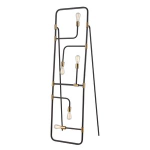 Think Tank 64'' High 5-Light Floor Lamp - Black 1