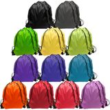 NYLON DRAWSTRING BACKPACK - ASST SOLIDS 1