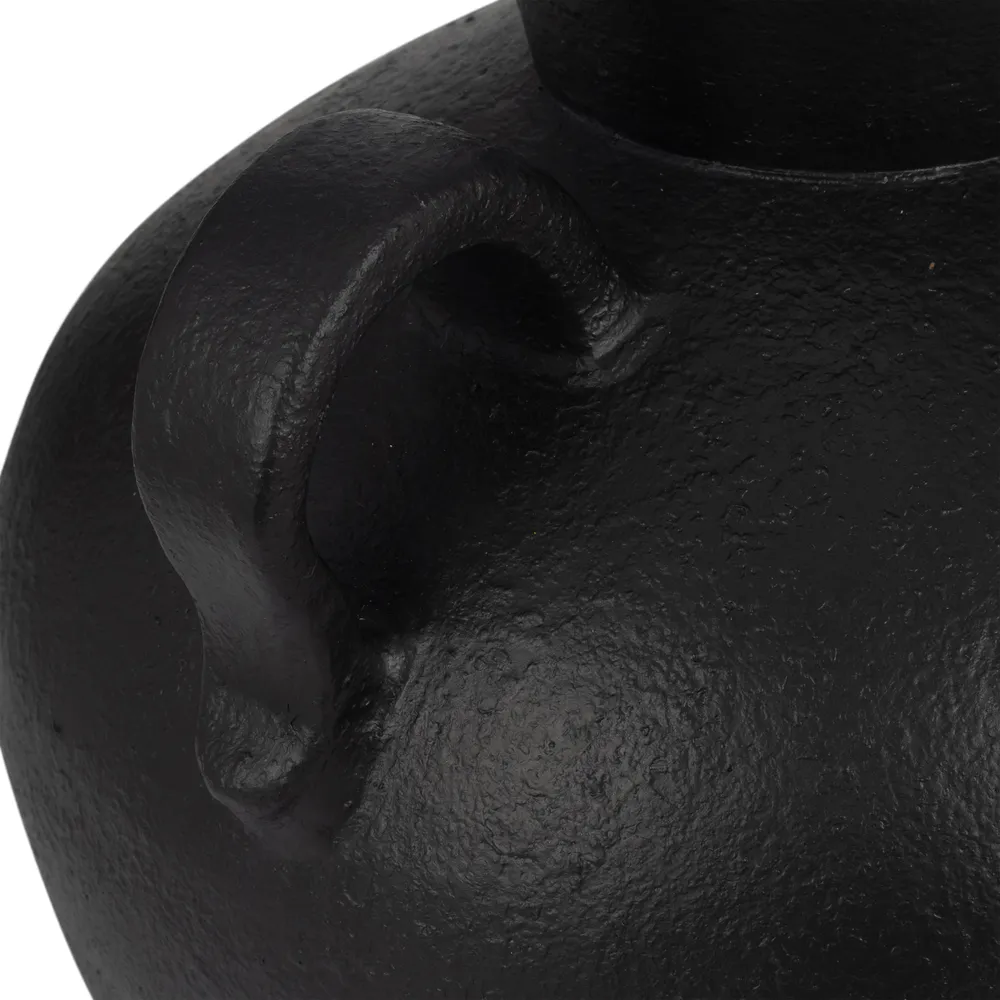 BURTONHOLM BLACK VASE 16 (IN)