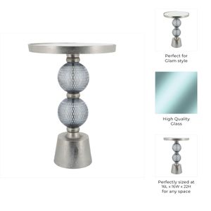 BROCKWAY GRAY TABLE 22 (IN) 8